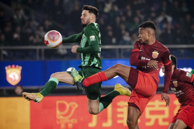 【中超】武磊屡失良机孙正傲染红 浙江队0比0海港